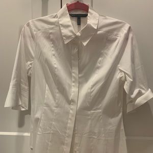 Short Sleeve Collared Blouse